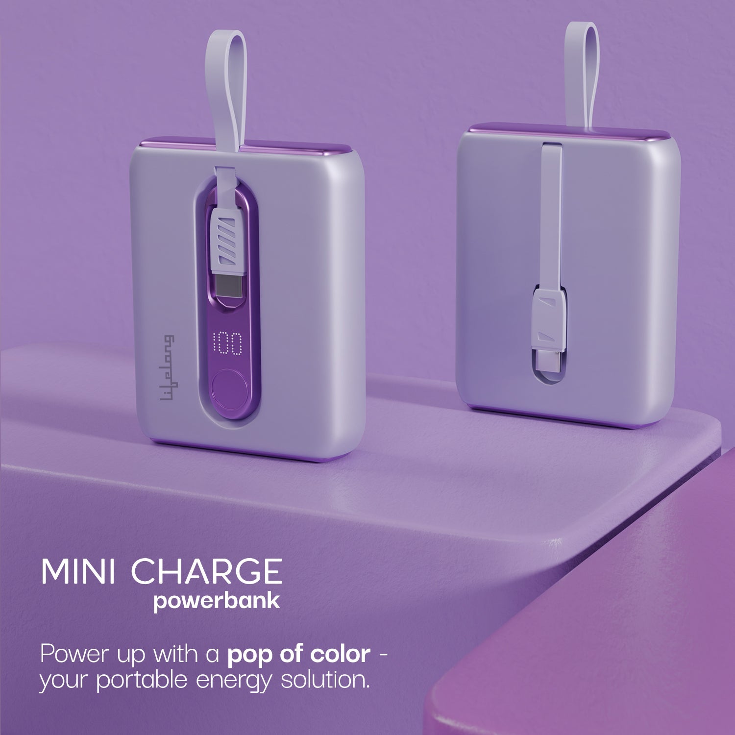 10000mAh Mini Power Bank - Fast Charging