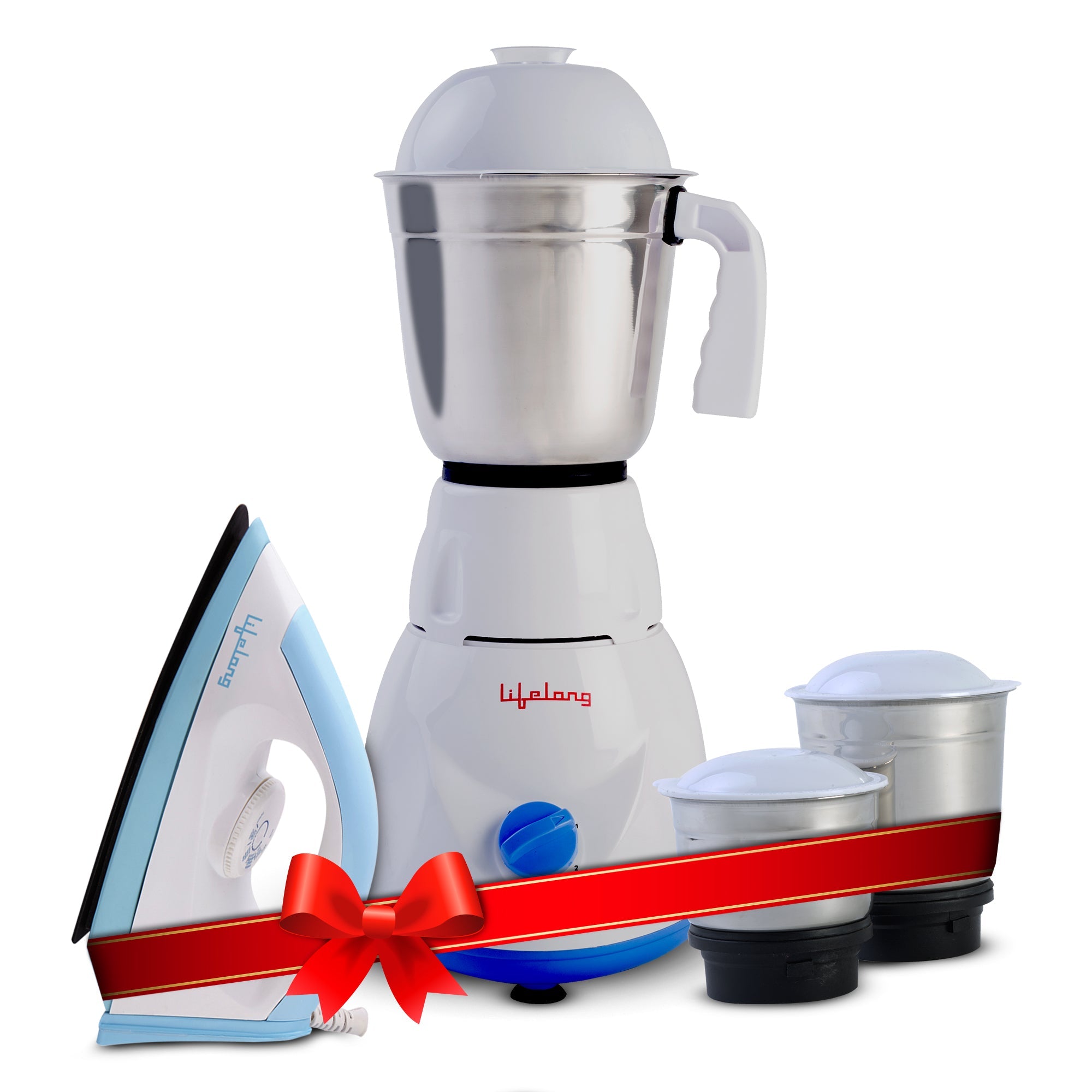 500W Mixer Grinder & 1100W Dry Iron Combo