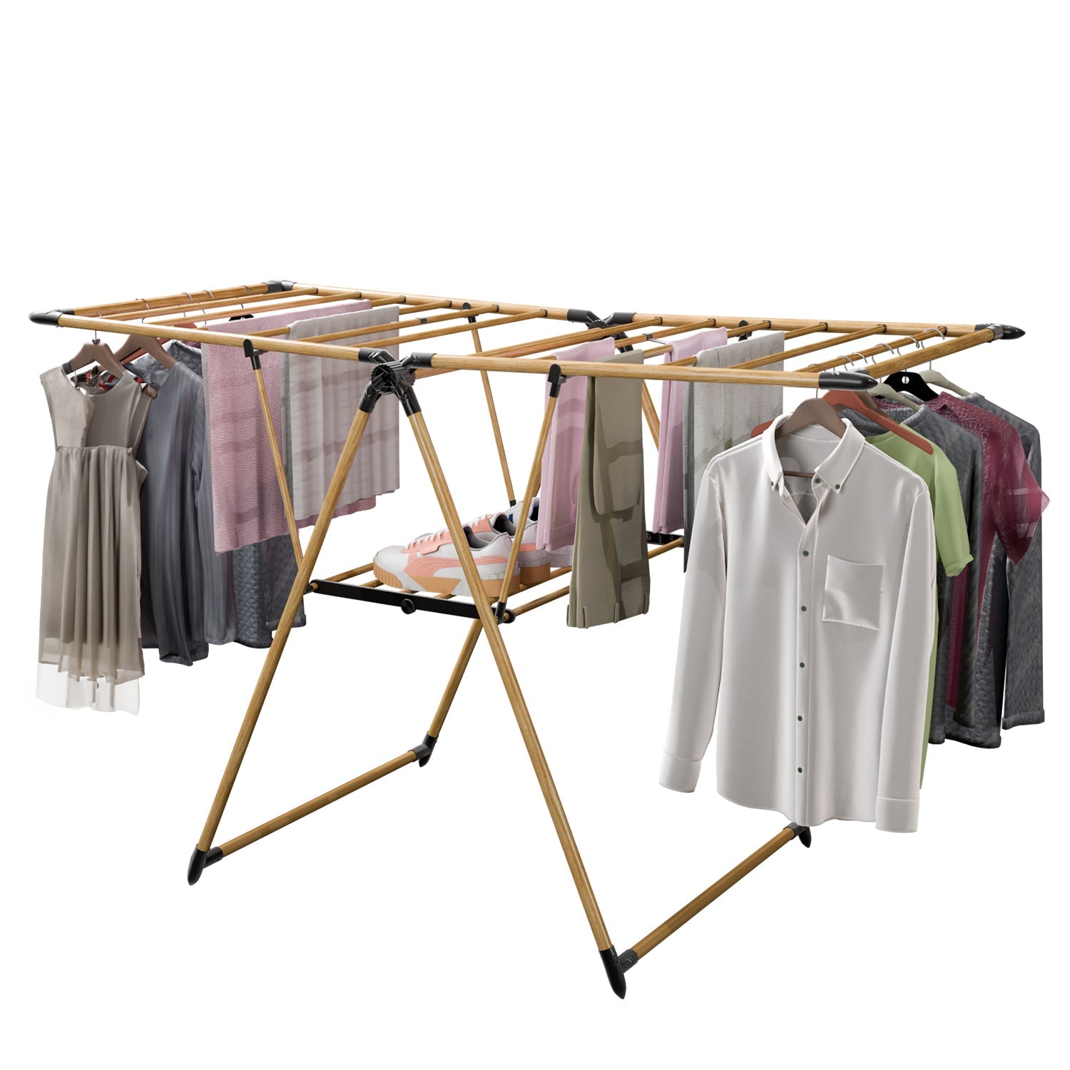 Foldable Clothes Drying Stand