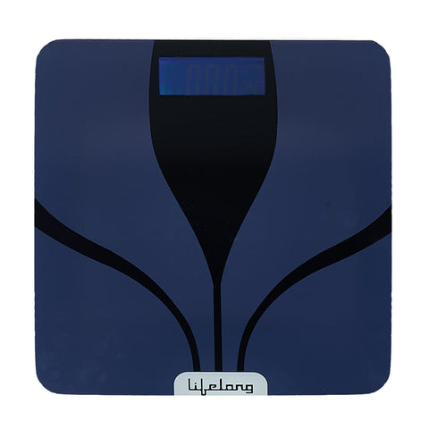 Digital Glass Weighing Scale (Blue)