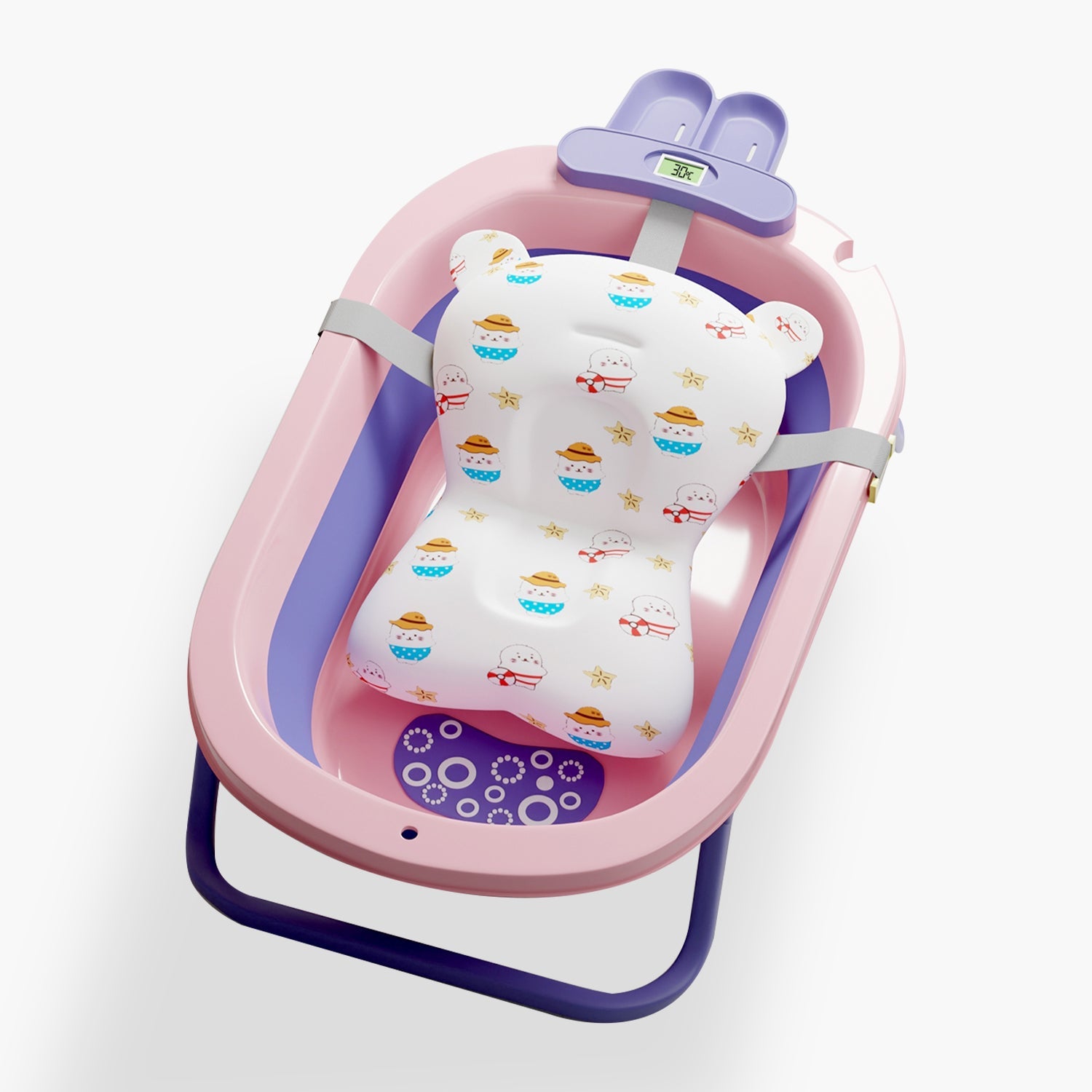 Baby Bath Tub with Thermometer