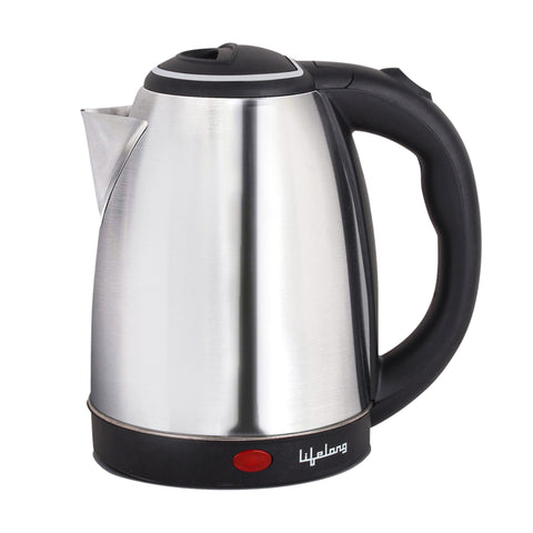 Electric Kettle 1.5L with Stainless Steel Body, Easy and Fast Boiling of Water for Instant Noodles, Soup, Tea