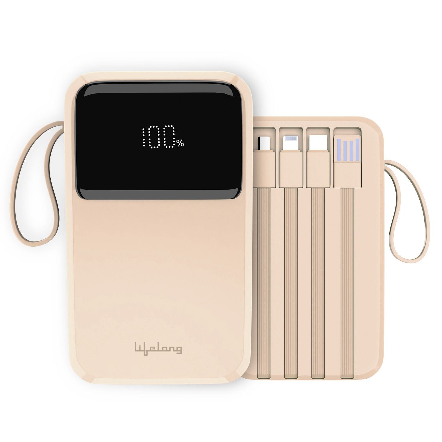 ZenCharge 10000 mAh Power Bank (Peach)