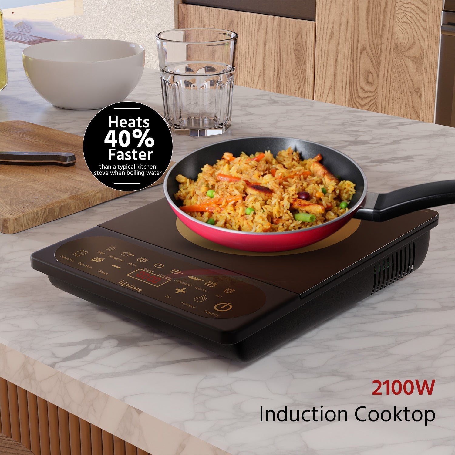 2100W Touch Panel Induction Stove