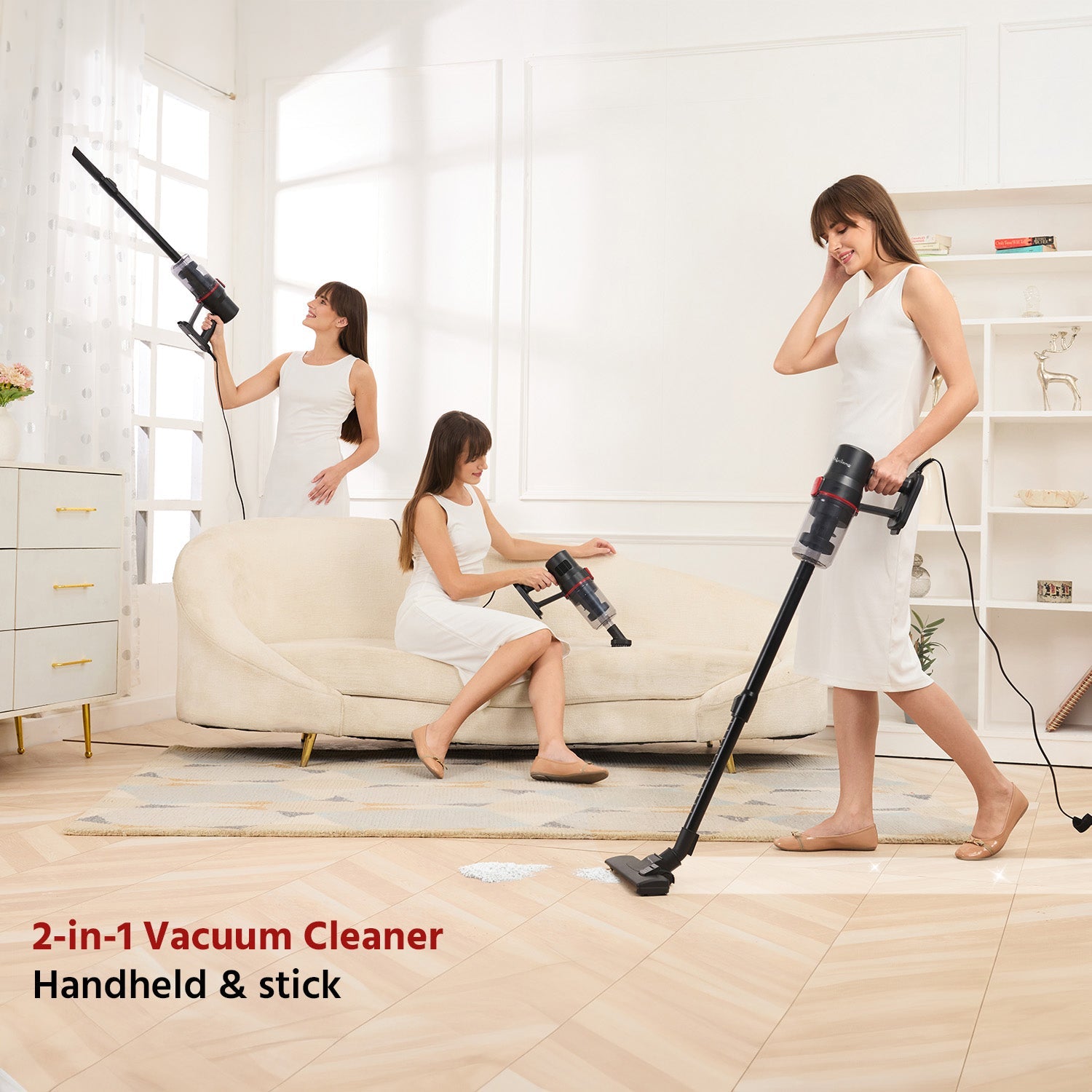 600W Handheld & Stick Vacuum Cleaner