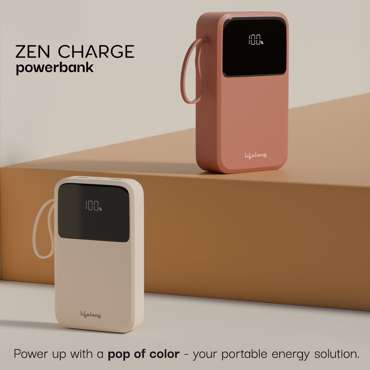 20000 mAh Power Bank - Rust Orange