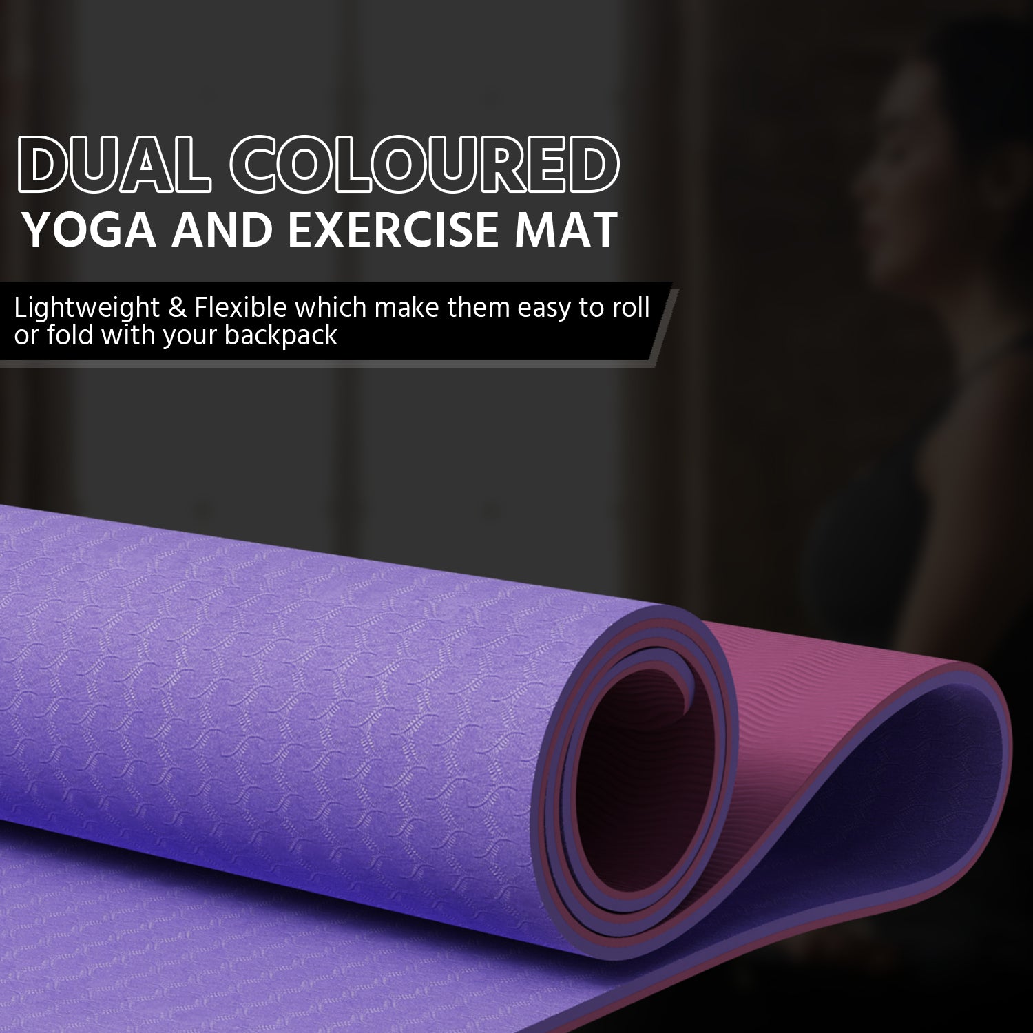 Lightweight Yoga & Exercise Mat for Travel