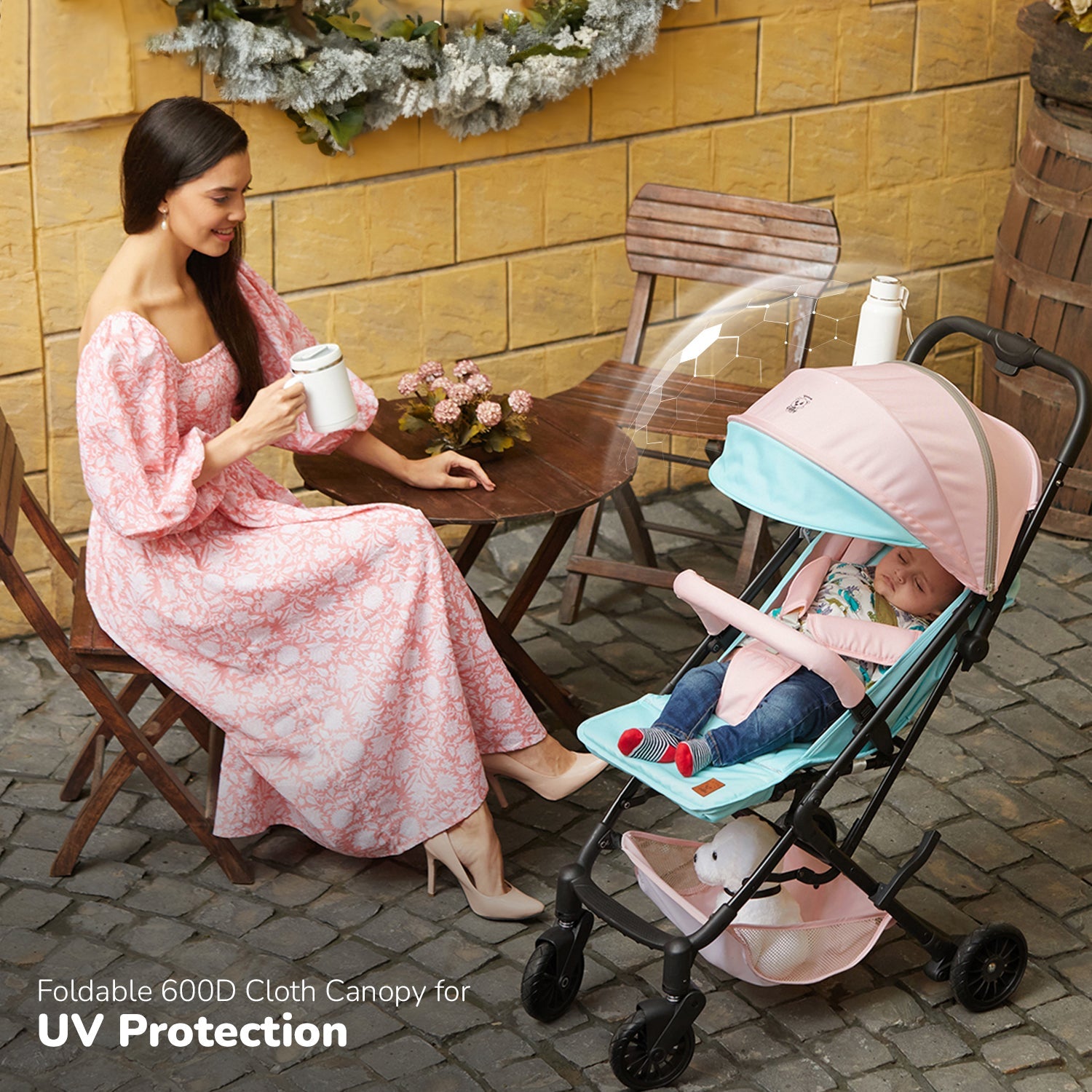 Lightweight Baby Stroller with Water-Resistant Features