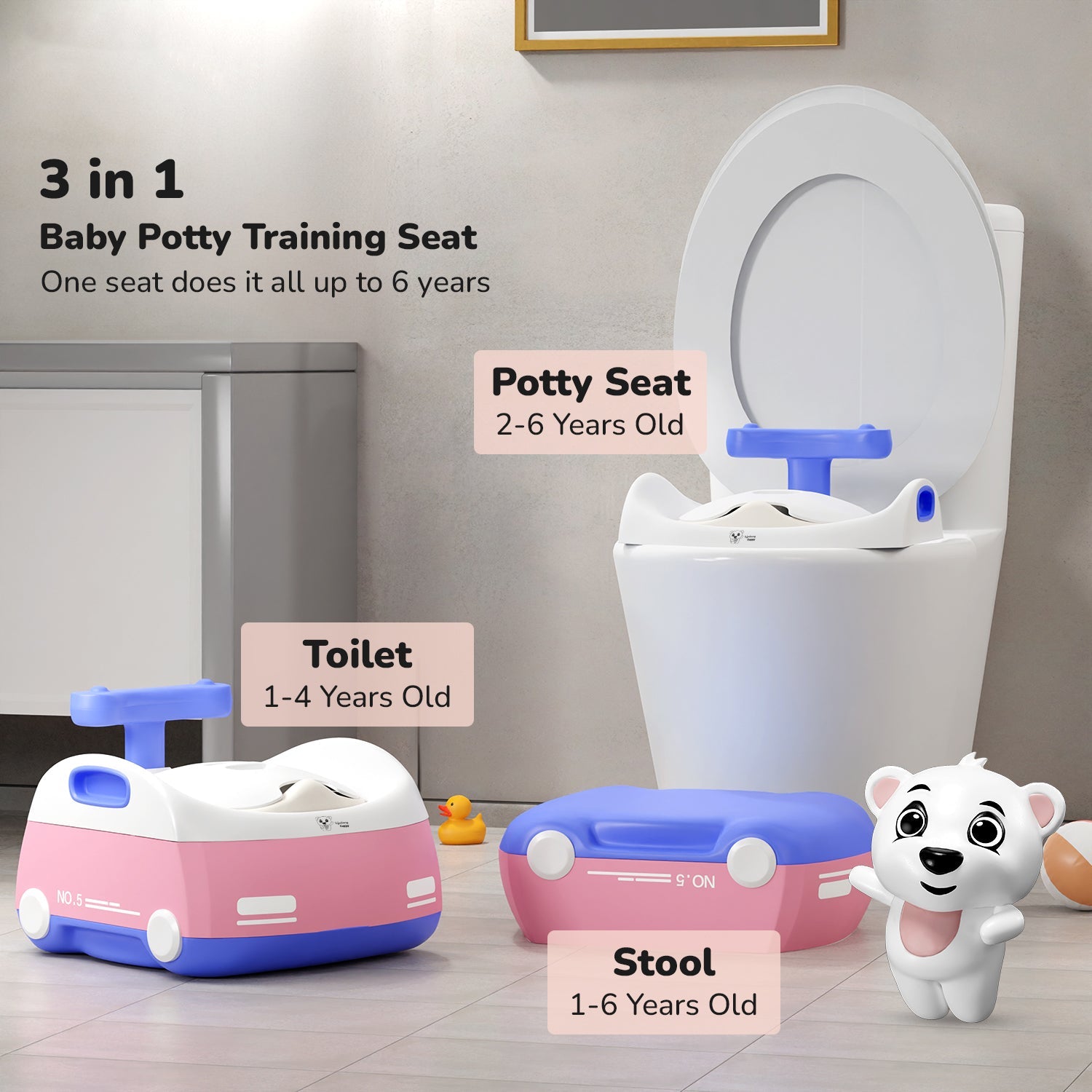 3-in-1 Baby Potty Training Seat