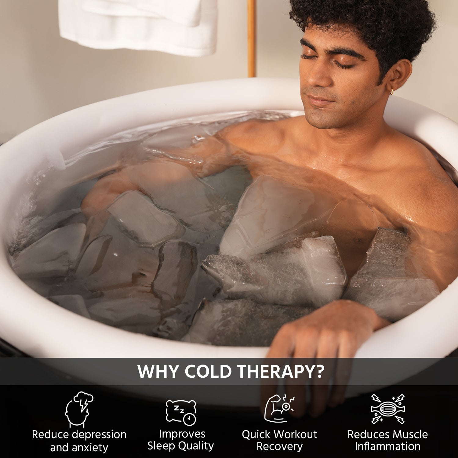 Ice Bath Tub for Rejuvenating Cold Therapy