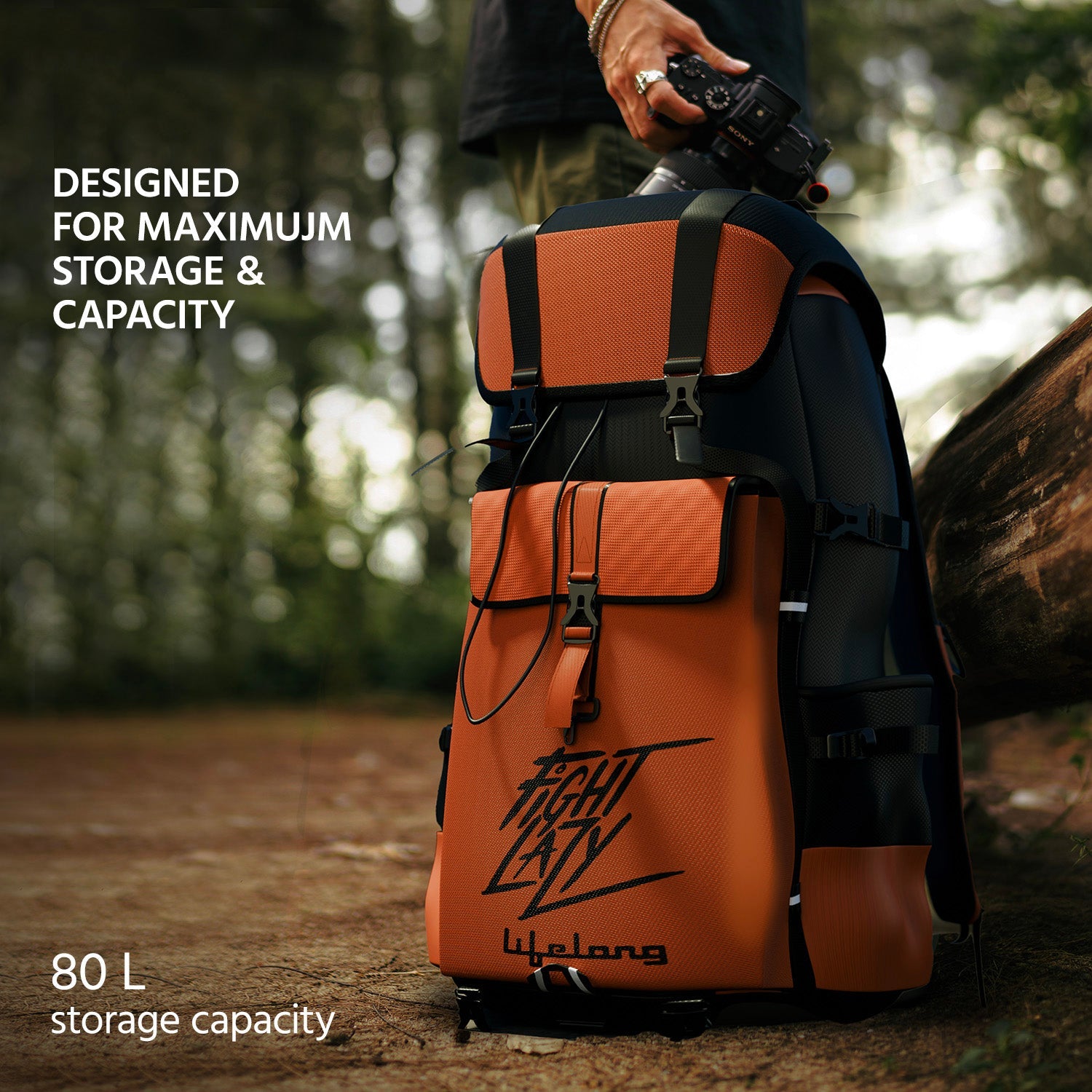 Trekking Backpack with Padded Support