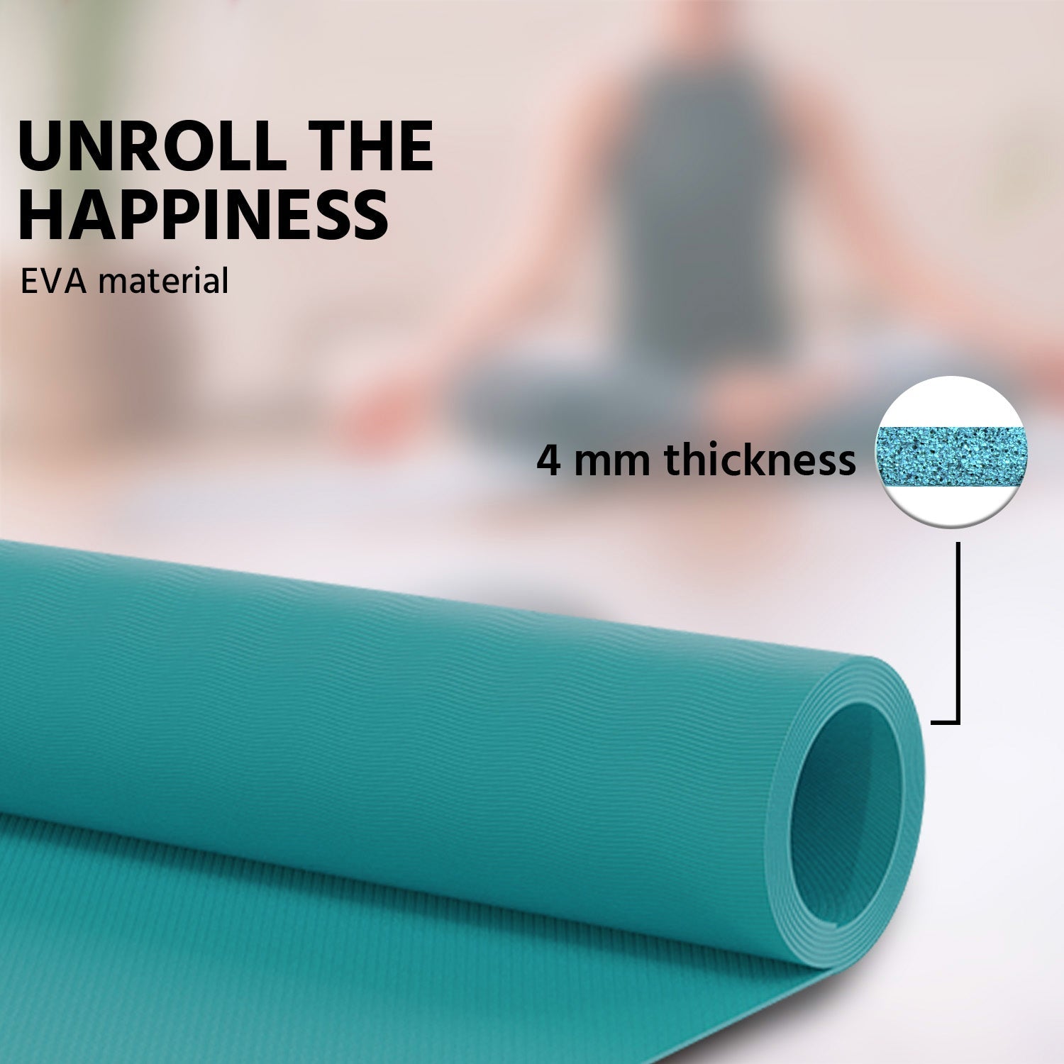 EVA Yoga Mat for Gym Workouts