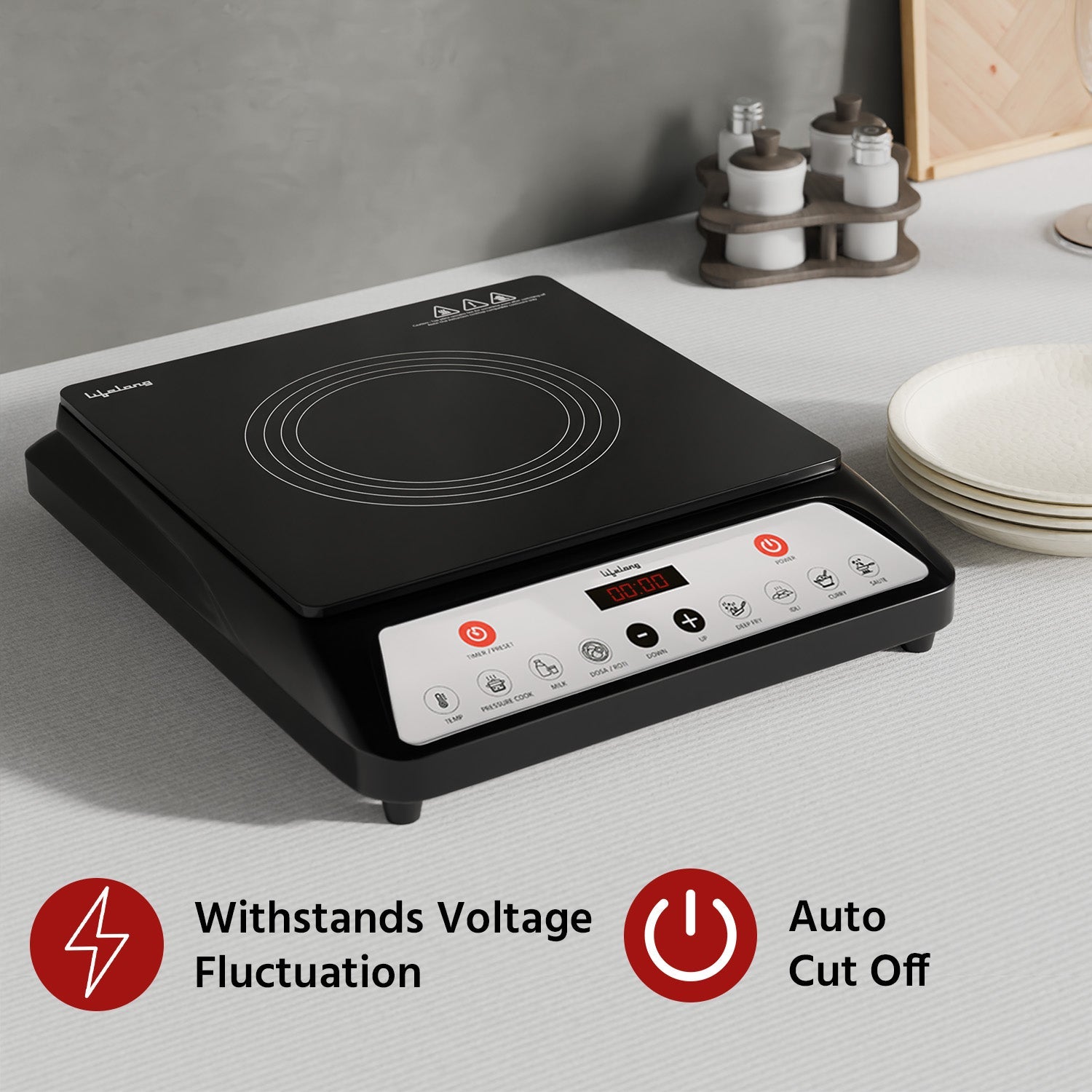 1800 Watt Induction Stove with Preset Menus