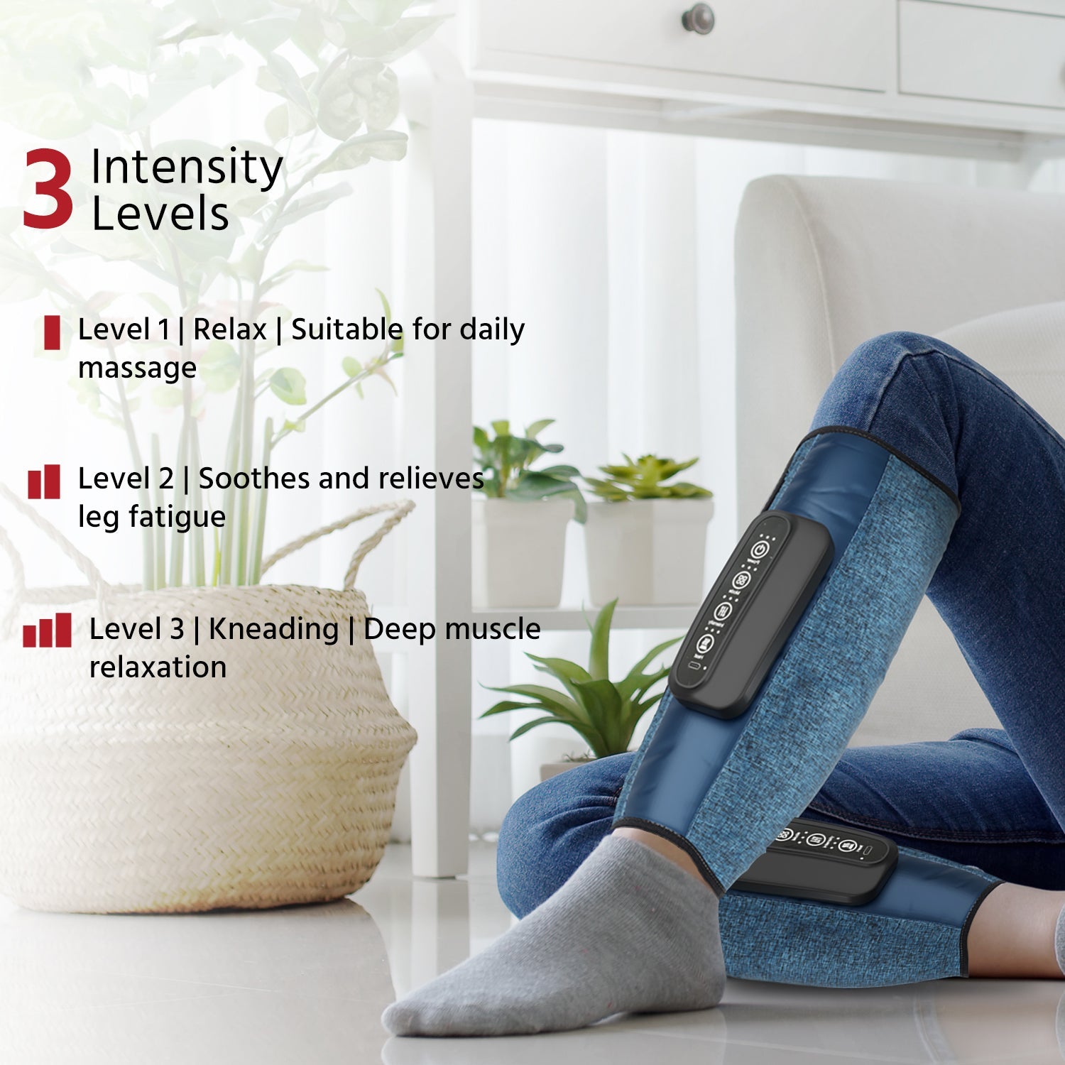 Wireless Leg Massager with Heat