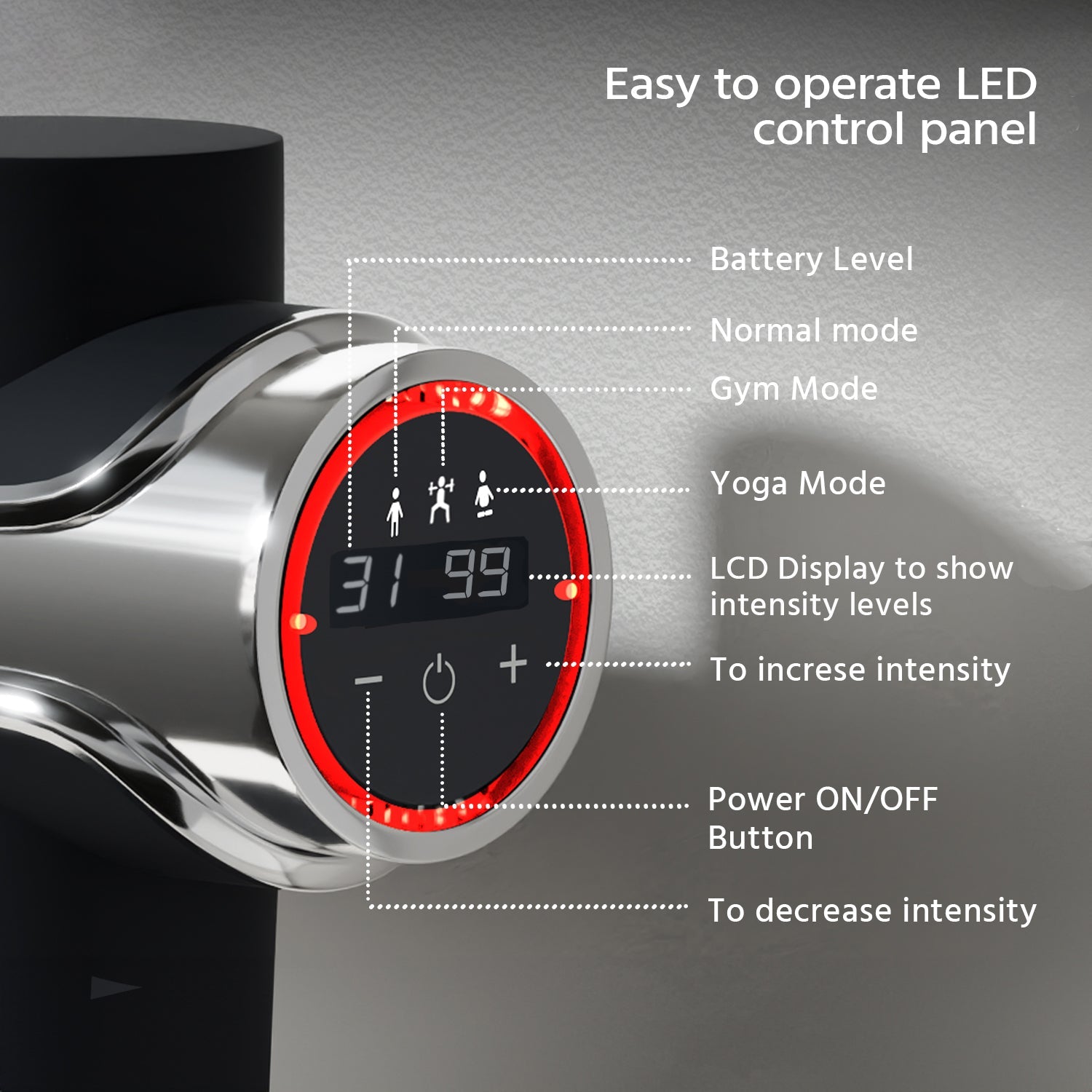 Rechargeable Deep Tissue Massage Gun