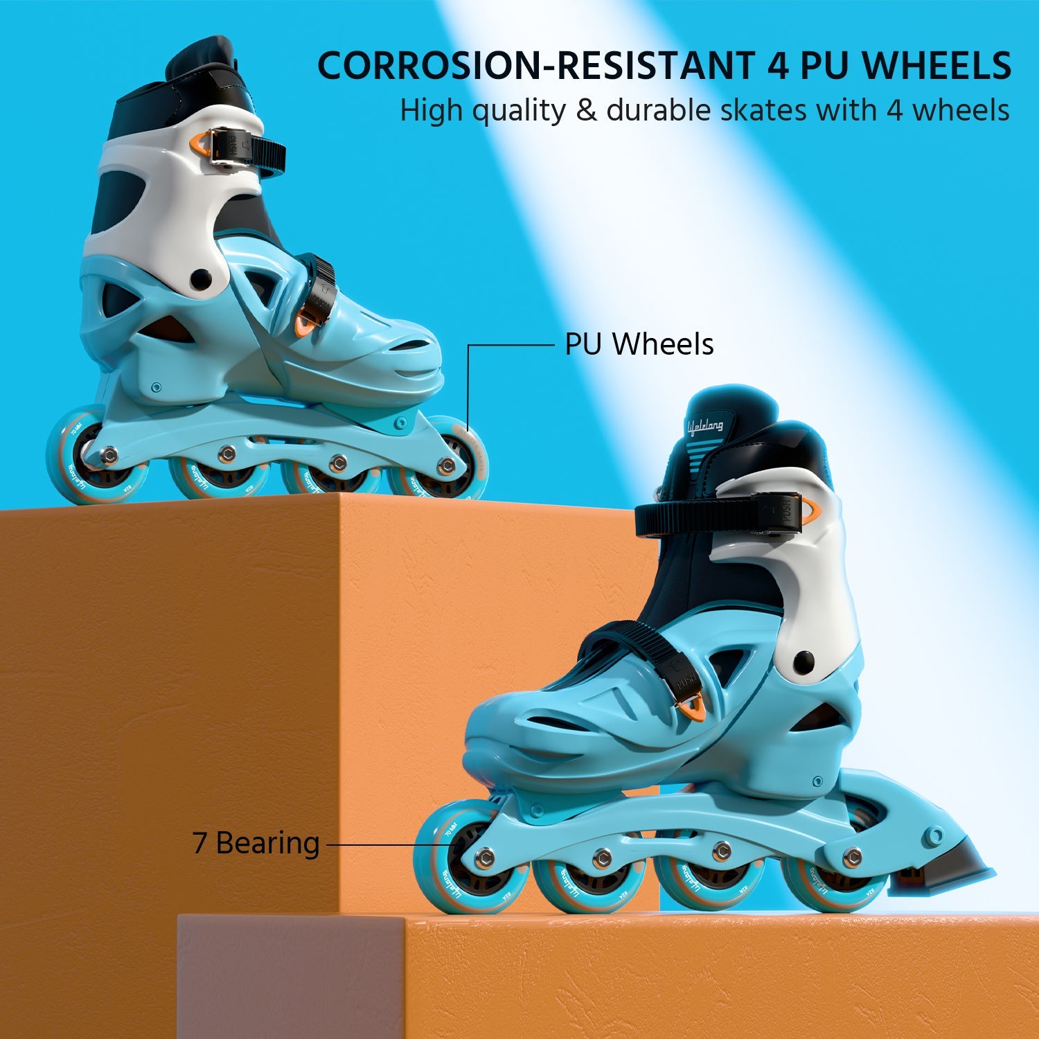 Inline Skates for Elevated Skating Experience UK Size 4-7