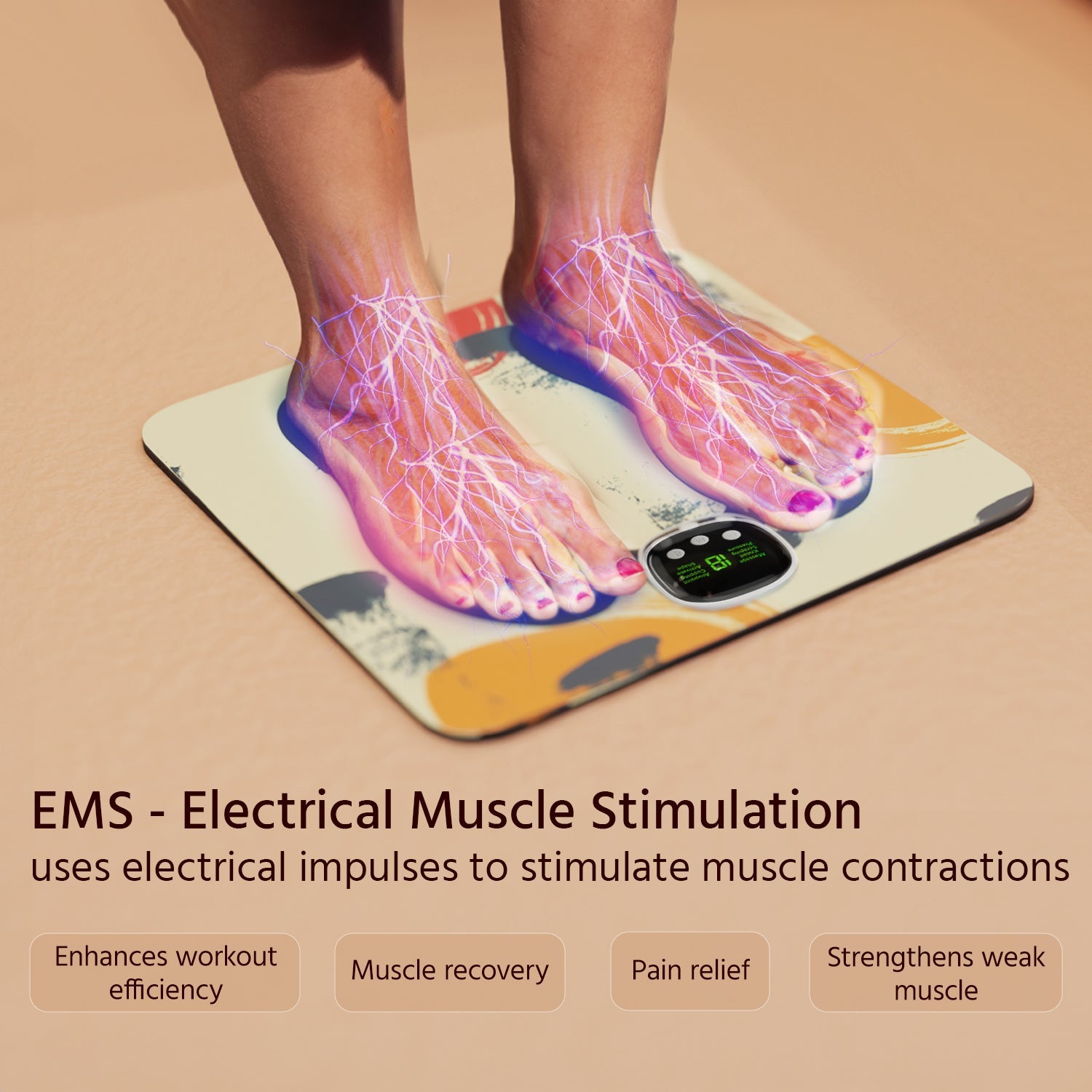 EMS Foot Massager with Remote Control