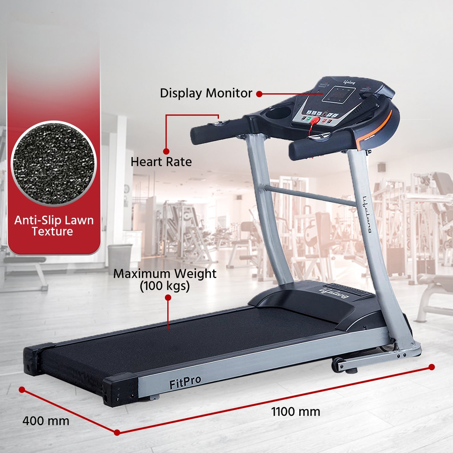 FitPro Motorized Treadmill