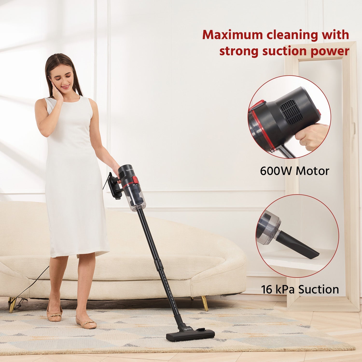 600W Handheld & Stick Vacuum Cleaner