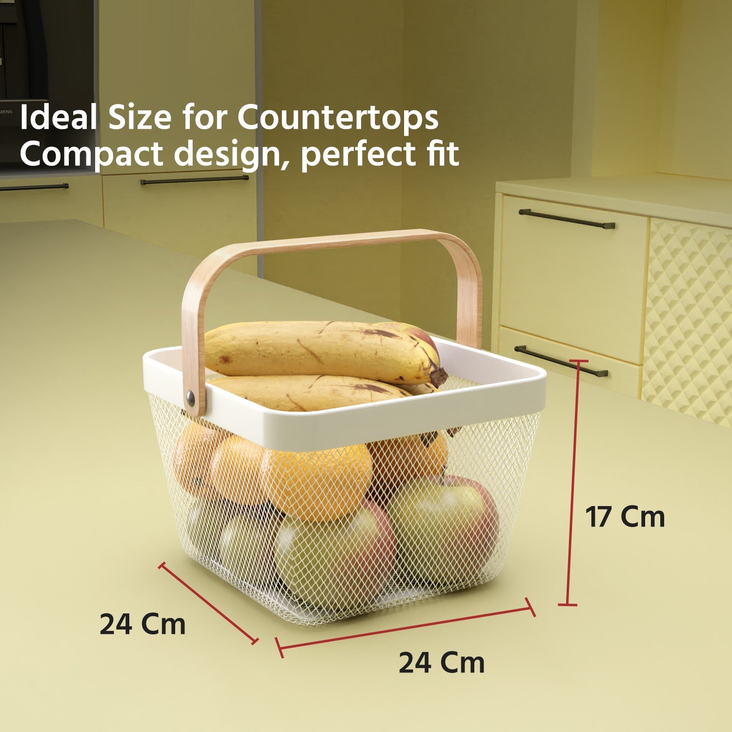 Mesh Fruit Basket for Kitchen Storage