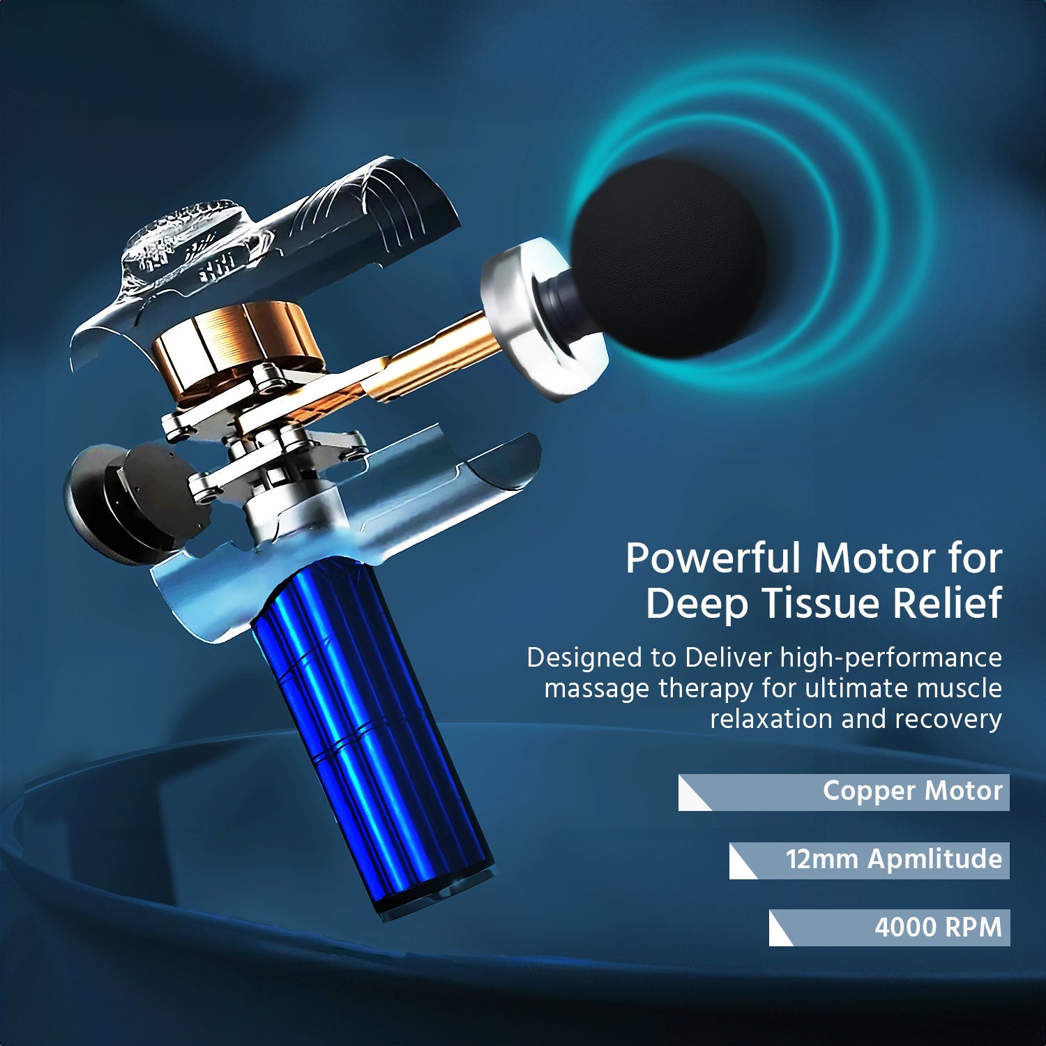 Rechargeable Deep Tissue Massage Gun