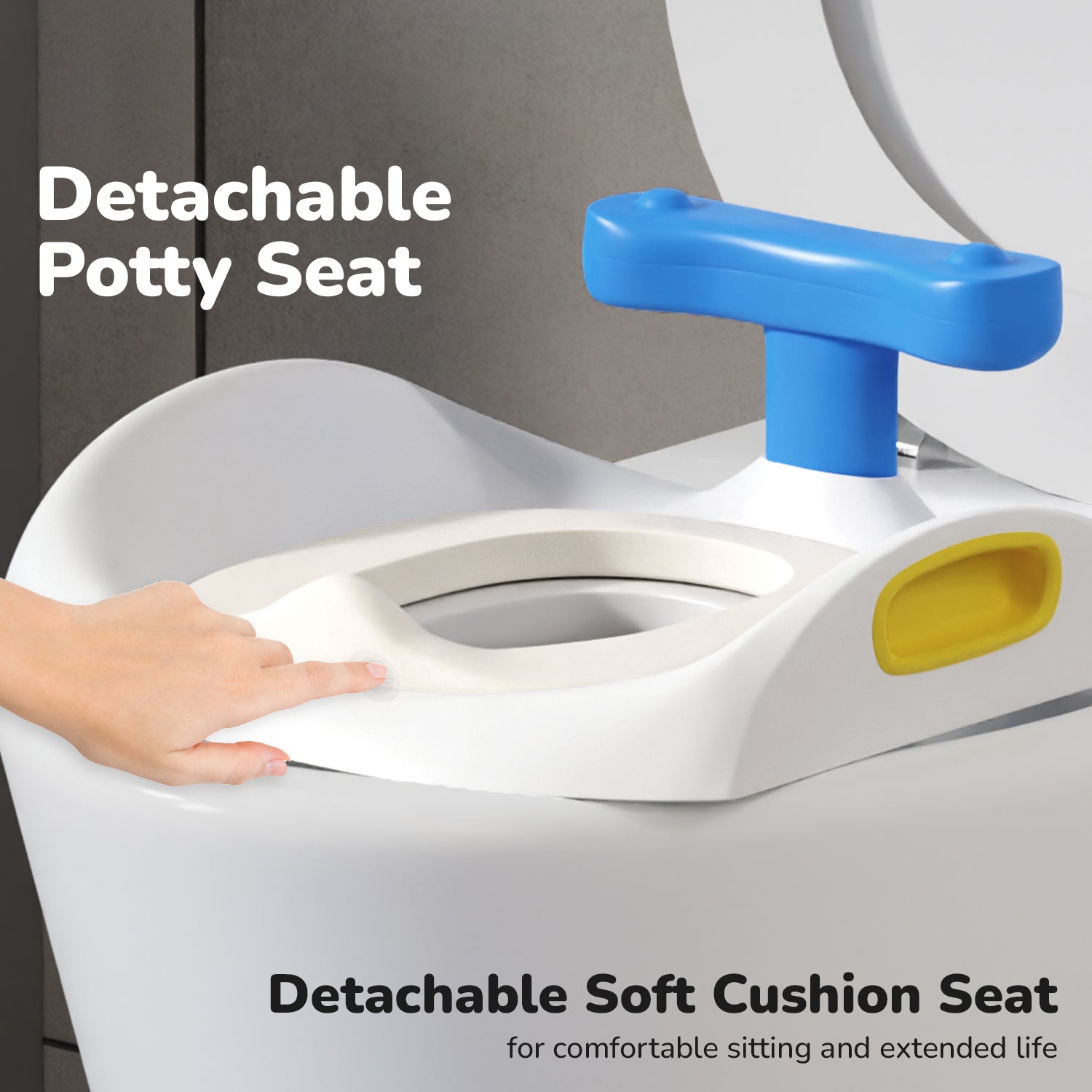 3-in-1 Baby Potty Training Seat with Step Stool