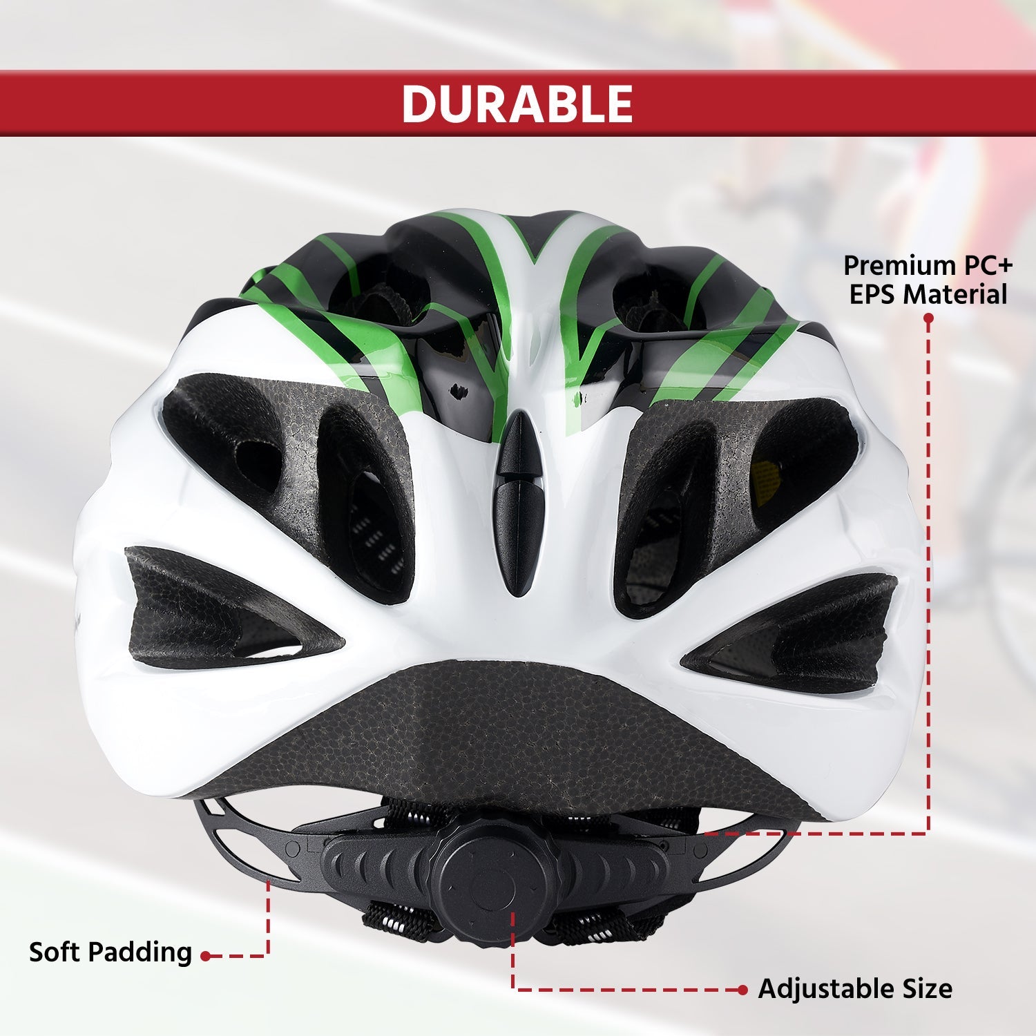 Bicycle Helmet with EPS Foam & Ventilation