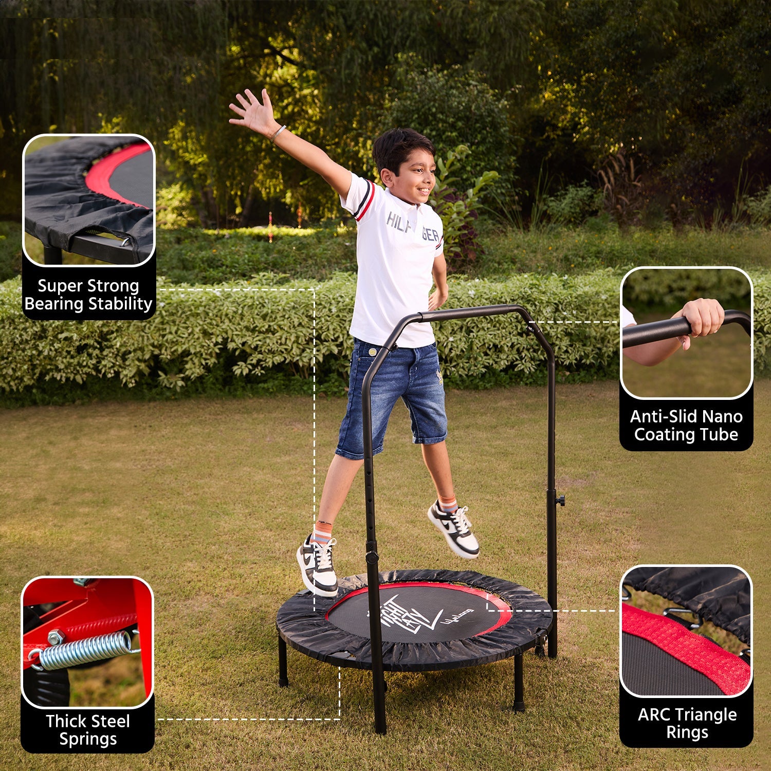 36-Inch Foldable Trampoline for Kids