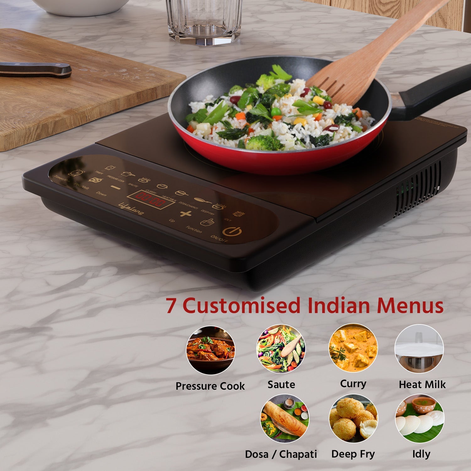 2100-Watt Induction Cooktop for Precision Cooking