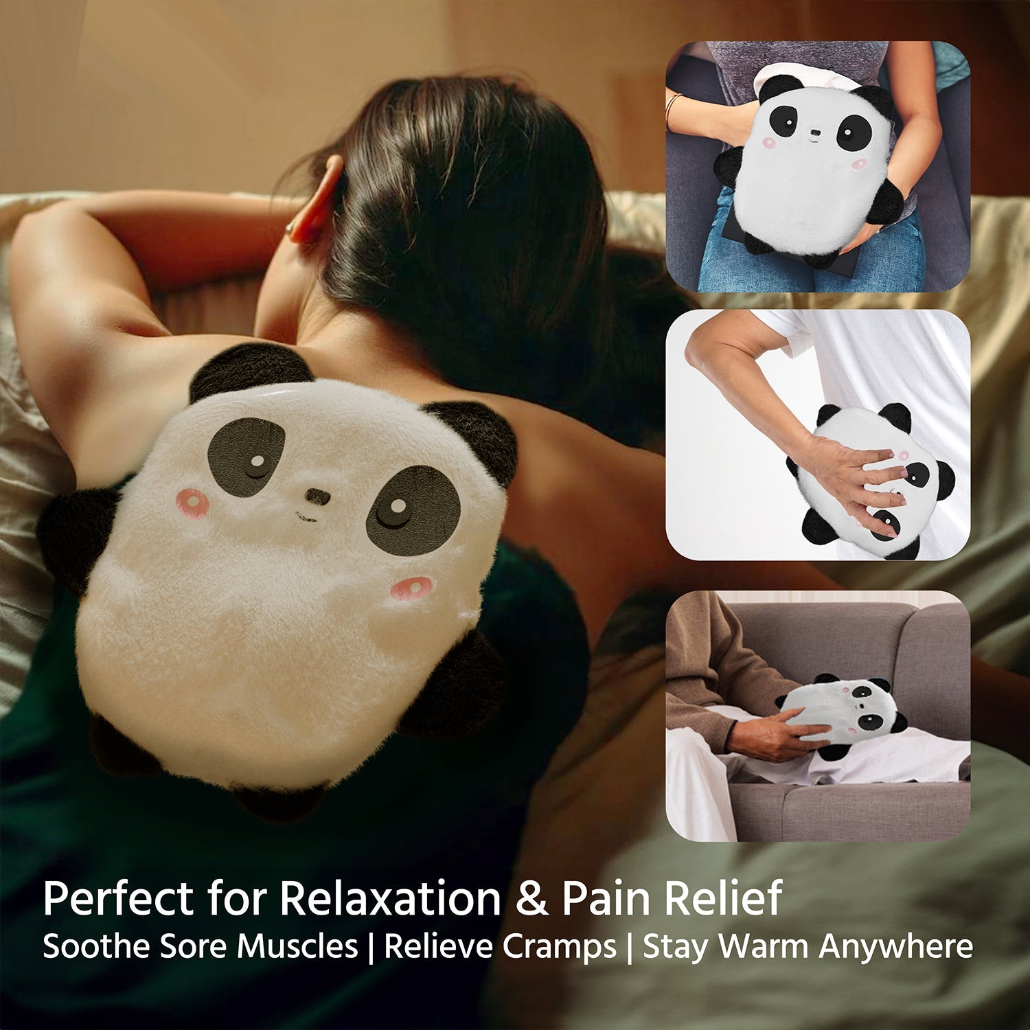 Panda Cover Hot Water Bag