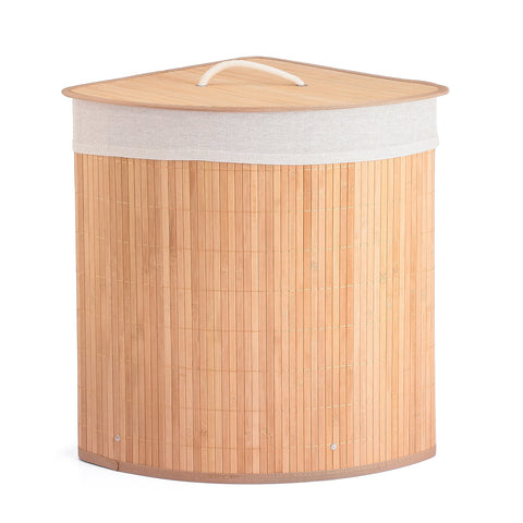 Bamboo Laundry Basket with Lid