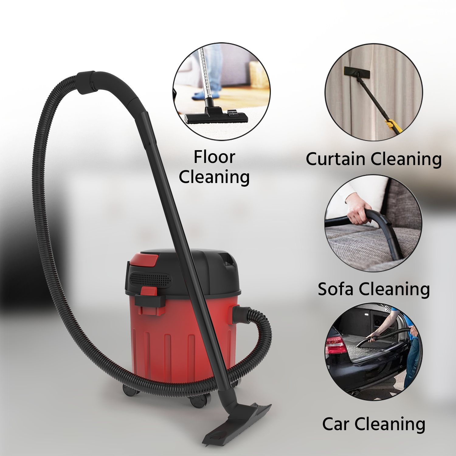 1000W Wet & Dry Vacuum Cleaner (10L)