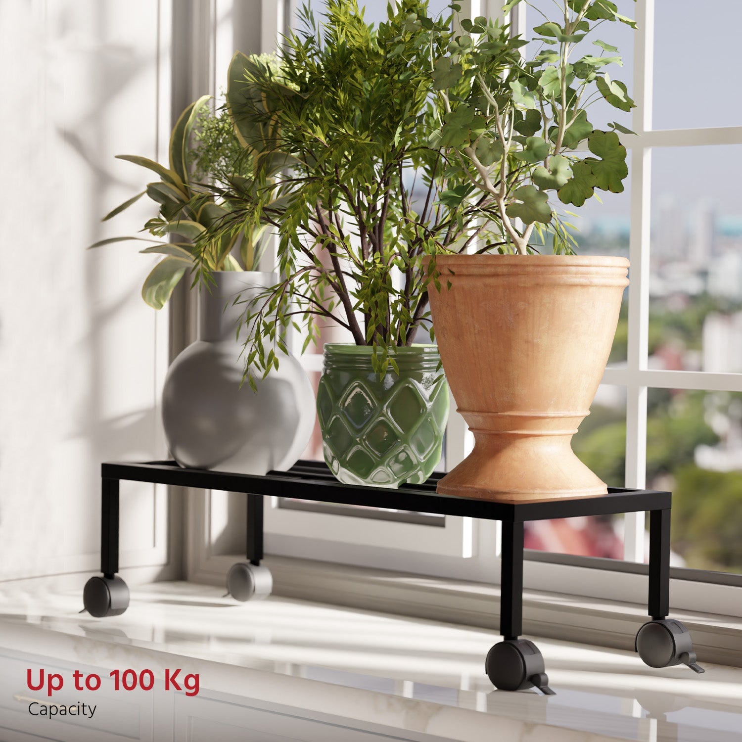 Wheeled Plant Stand Set