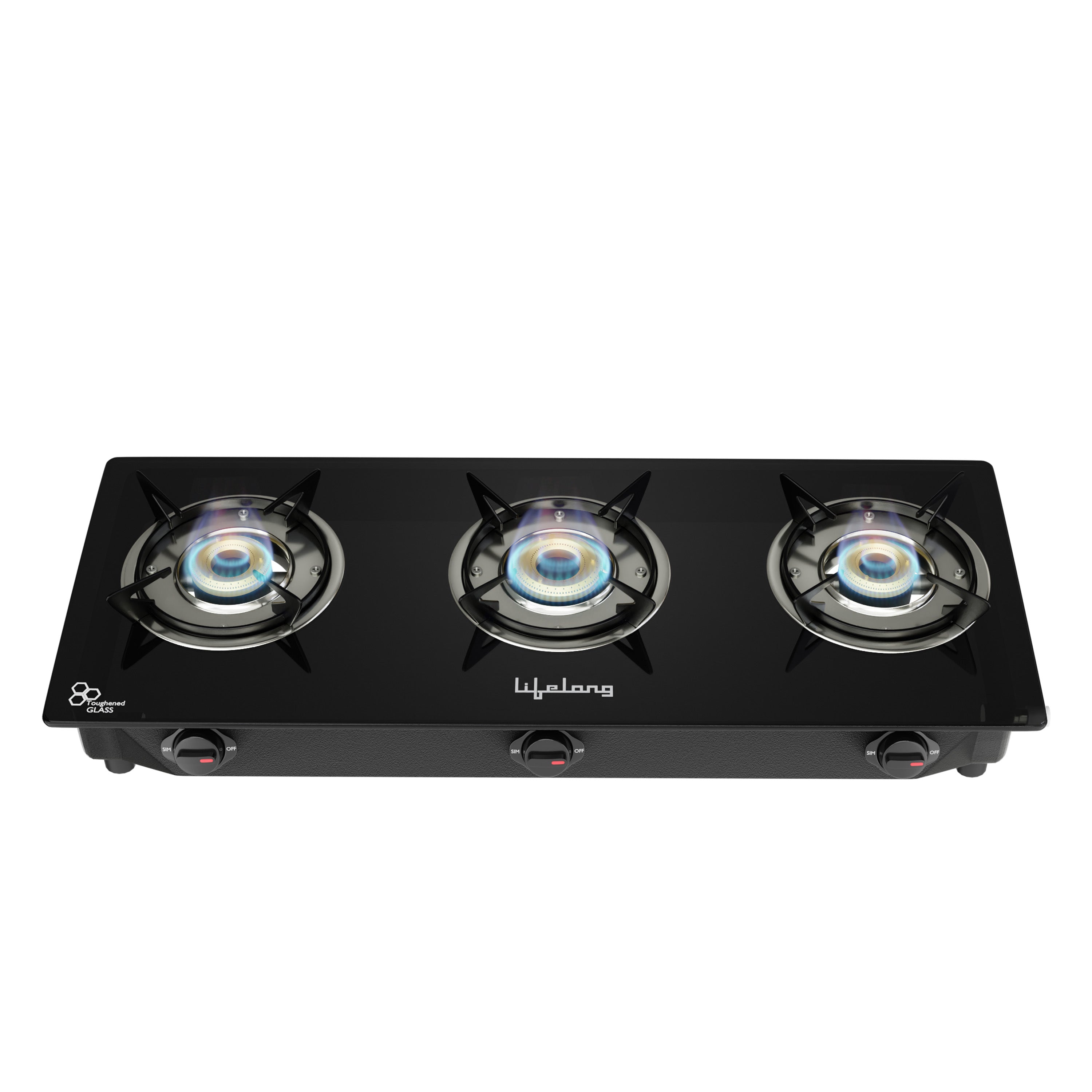 High Efficiency 3 Burner Gas Stove