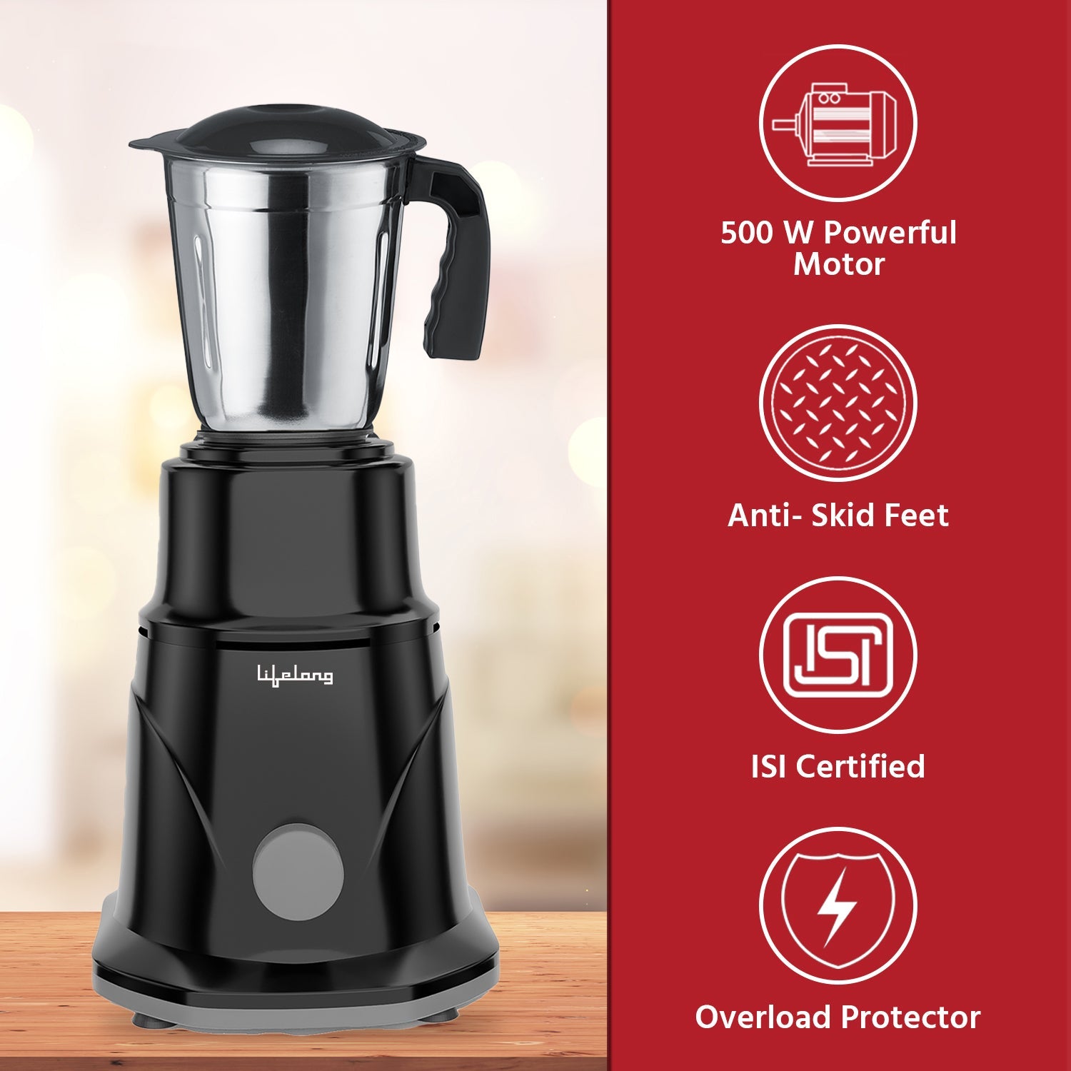 500W Mixer Grinder & 1100W Iron Combo