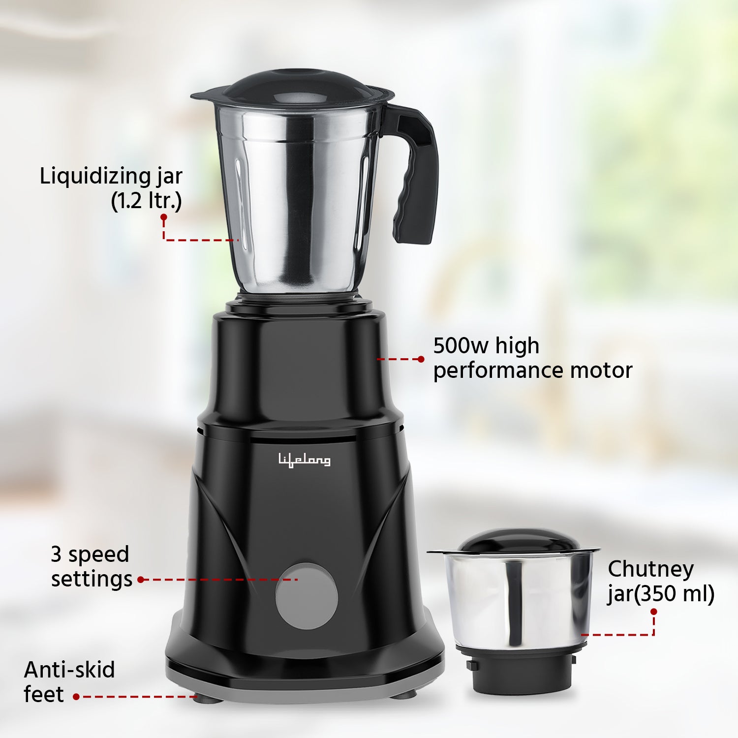 500W Mixer Grinder & 1100W Iron Combo